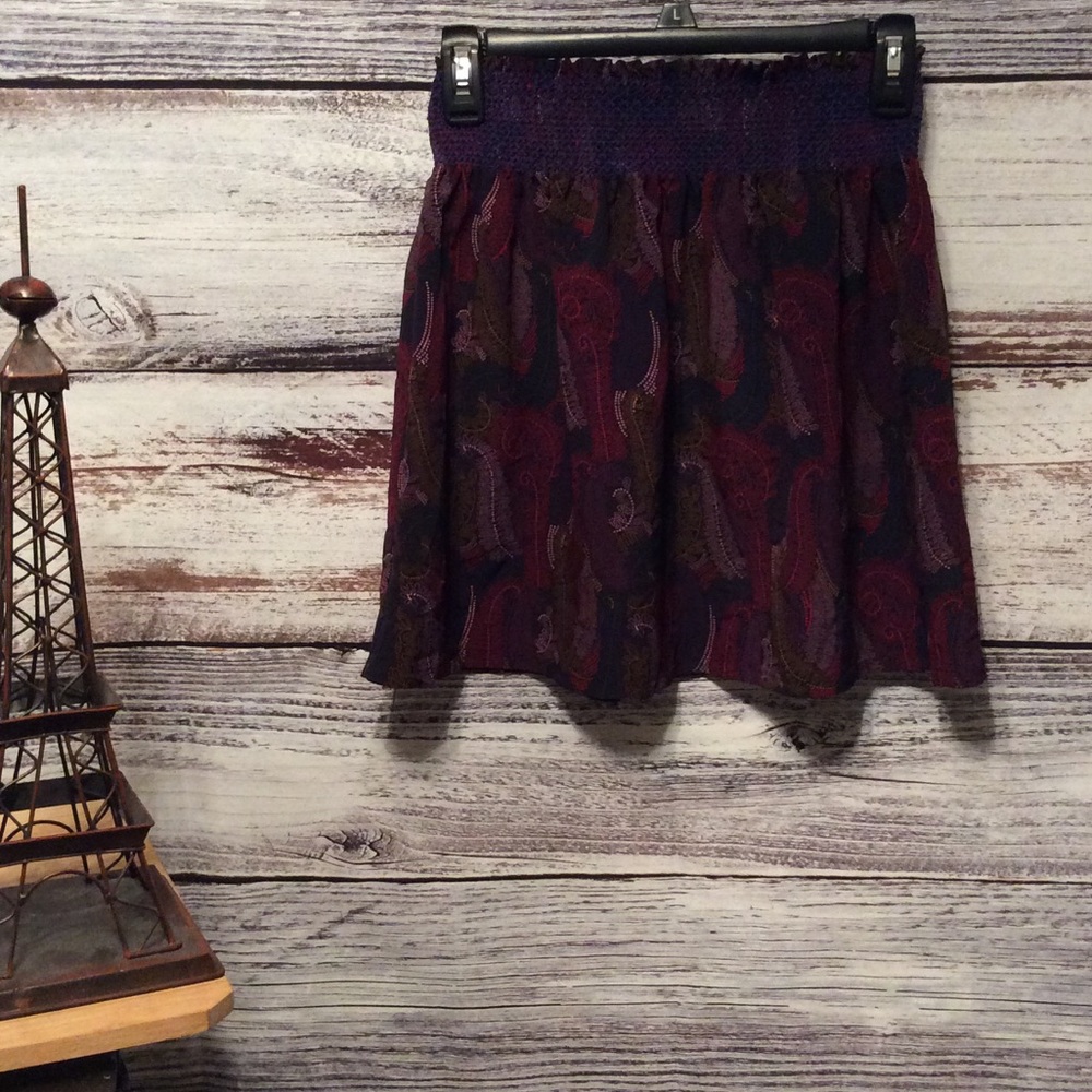 NWOT Paisley Skirt